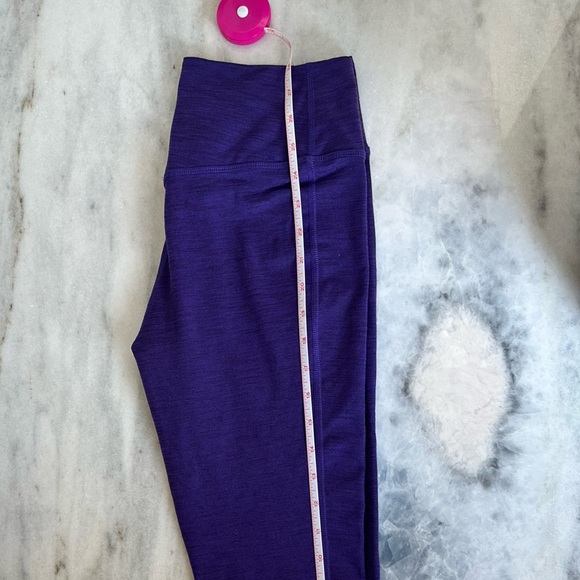 Nike dri fit cropped running leggings small deep purple - Picture 5 of 6